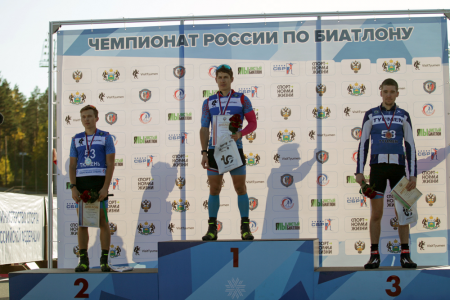 Биатлонисты ХМАО и Тюменской области стали призерами спринтерских гонок летнего чемпионата России