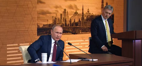 Президент РФ Путин отложил «прямую линию» с населением, но новый срок проведения не назвал