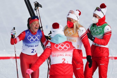 Вяльбе назвала первое за 16 лет золото женщин в лыжной эстафете фантастическим счастьем