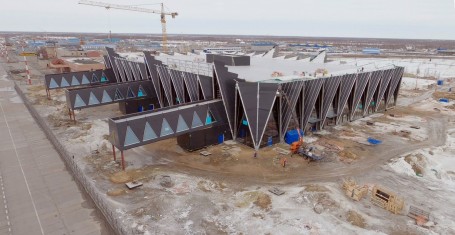 Строители вышли на финальный этап создания нового терминала аэропорта в Новом Уренгое