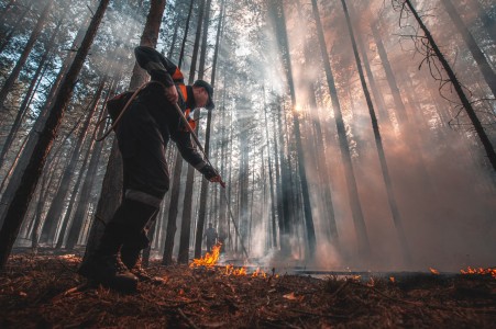 В Тюменской области лесной пожар угрожает ещё одному населённому пункту