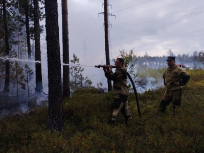 ХМАО продолжает занимать третье место по площади действующих лесных пожаров в России