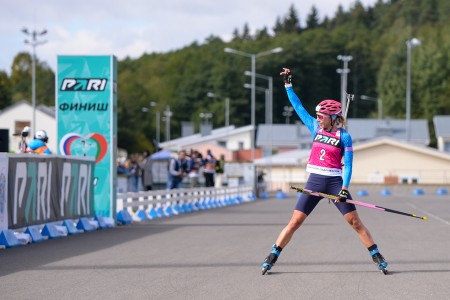 На этапе Кубка Содружества в Раубичах биатлонистка из ХМАО Носкова завоевала бронзу в гонке преследования