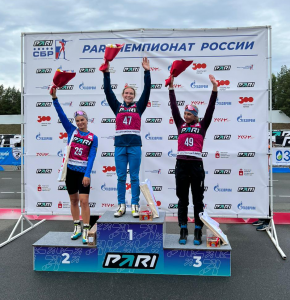 Екатерина Носкова из ХМАО выиграла бронзу в спринте на летнем чемпионате России по биатлону