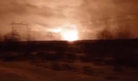 Жители Ямала сообщили о взрыве и пожаре на магистральном газопроводе «Газпрома» около Нового Уренгоя