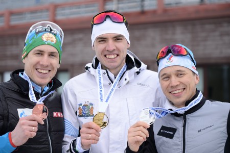 Биатлонист из ХМАО Поршнев стал чемпионом России в спринте, опередив лидеров сборной