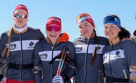 Сборная Тюменской области победила в женской эстафете на лыжном чемпионате России 