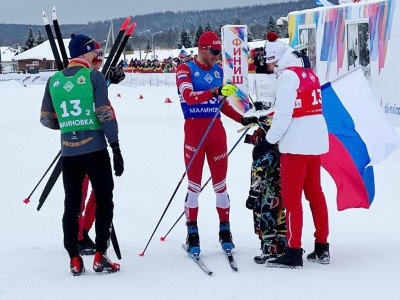 Лыжная сборная Тюменской области выиграла мужскую эстафету на «Чемпионских высотах»