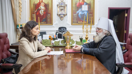 Директор департамента культуры ХМАО впервые отчиталась перед митрополитом Павлом