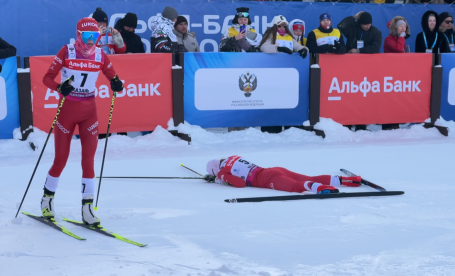 Тюменская лыжница Пантрина выиграла первое золото в сезоне и упала без сил