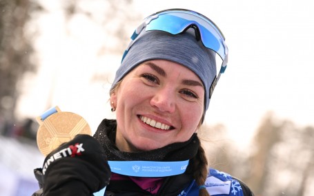 Тюменская биатлонистка Сливко стала чемпионкой Спартакиады в гонке преследования