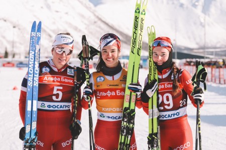 Тюменская лыжница Сорина начала выступление на финальном этапе Кубка России с серебра в спринте