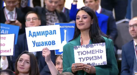 «Гости из космоса» вместо проблем на земле: тюменская журналистка спросила Путина о комете, а не о тарифах