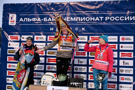 Лучшая тюменская биатлонистка Сливко выиграла первое золото в сезоне